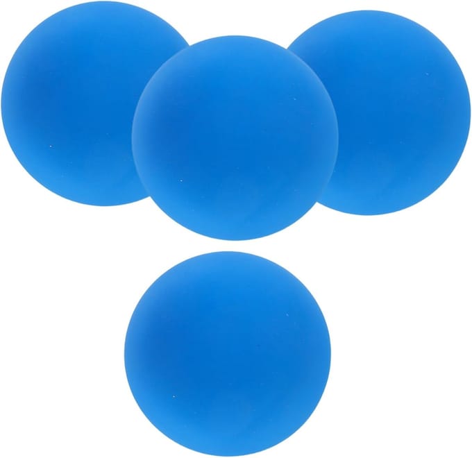 Squash Trainingsballen - Stuiterballen Oefenballen - Coördinatie Training - Hoge Elasticiteit - 6cm Diameter - Blauw