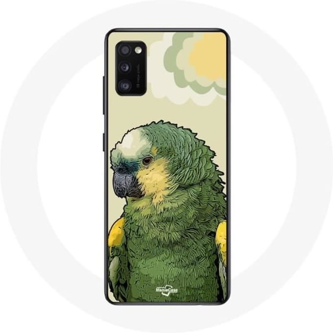 Coque pour Samsung Galaxy S20 Amazone Perroquets Vert