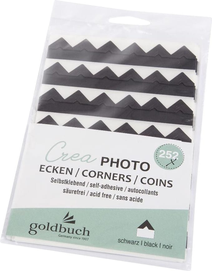 Goldbuch - Fotohoeken Crea - Zwart