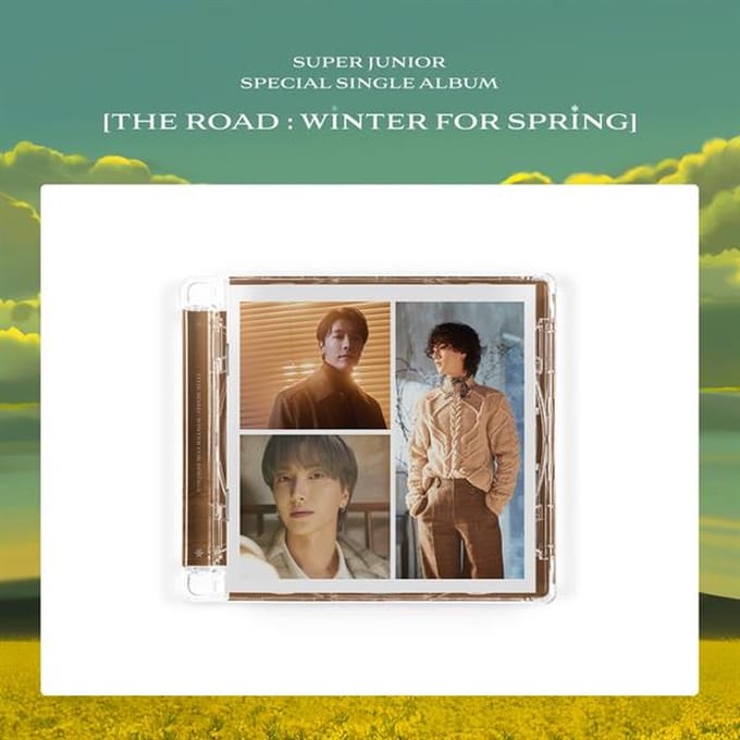 SUPER JUNIOR [La Route : L'hiver pour le printemps] Album unique spécial B VER. blue