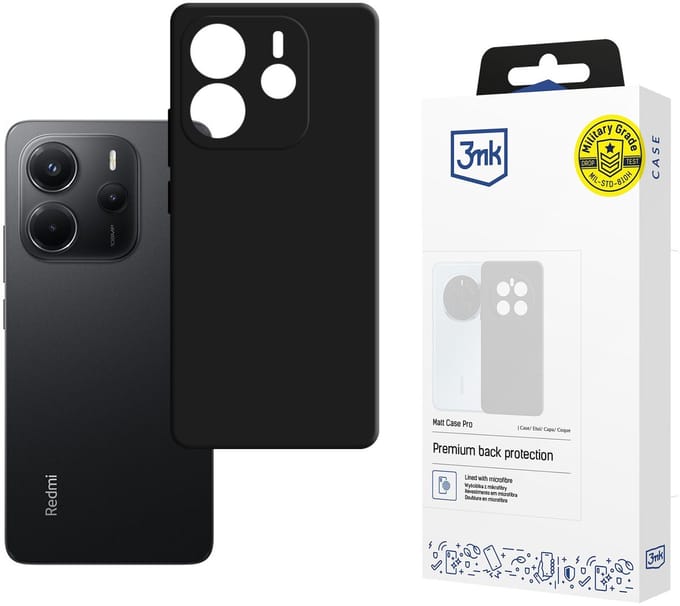 Redmi Note 14 4G - 3mk Matt Case Pro