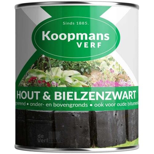 Koopmans hout- & bielzenzwart - 2,5 liter