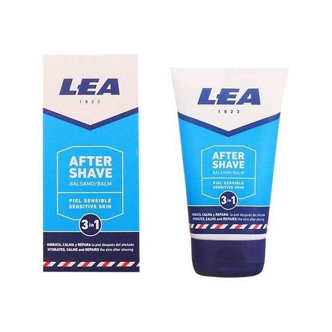 Lea - GEVOELIGE HUID LEA aftershave balsem 3-in-1 125 ml - - blauw