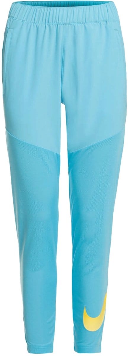 Nike Dri-Fit Swoosh Run Hardloopbroek Dames-Blauw,Grijs
