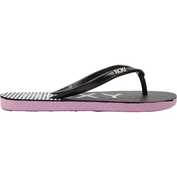 Roxy Viva Stamp Ii Slippers Zwart EU 29 Meisje