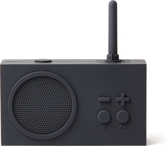 Lexon Tykho 3 badkamerradio Zwart - Bluetoothspeaker