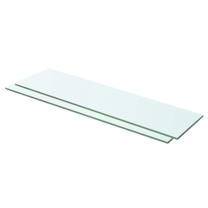 vidaXL - Schappen - 2 - st - 60x12 - cm - glas - transparant