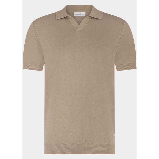 Born With Appetite poloshirt korte mouw bruin
