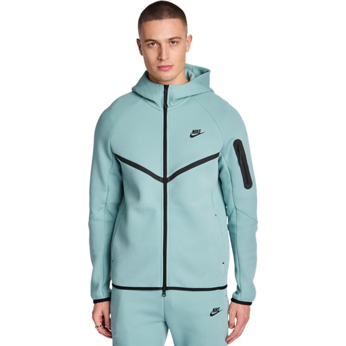 Nike tech fleece full-zip hoodie in de kleur groen.