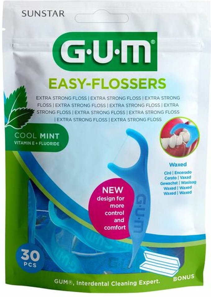 4x GUM Easy Flossers 30 stuks
