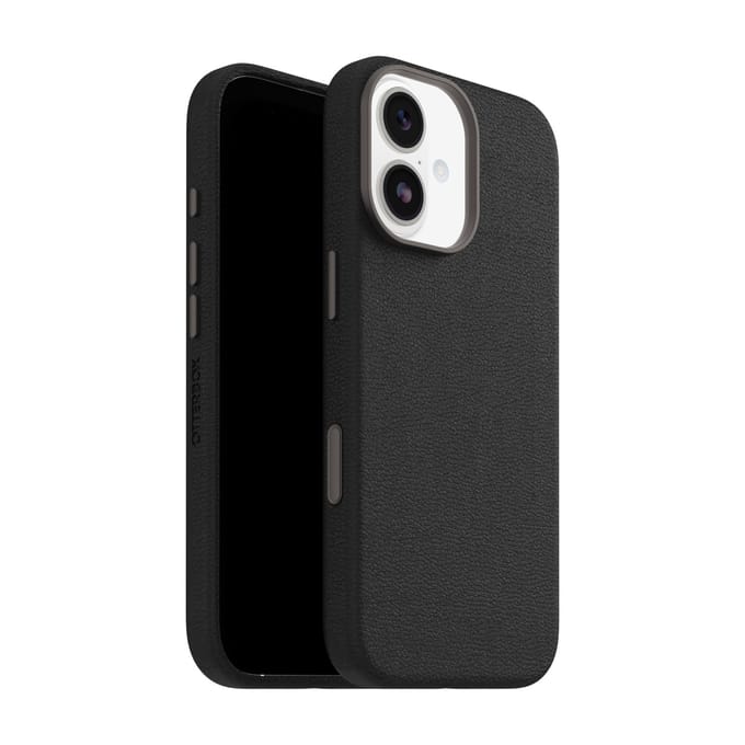 Otterbox Symmetry Cactus - Geschikt voor iPhone 17 - Leren Magsafe Backcover - Zwart