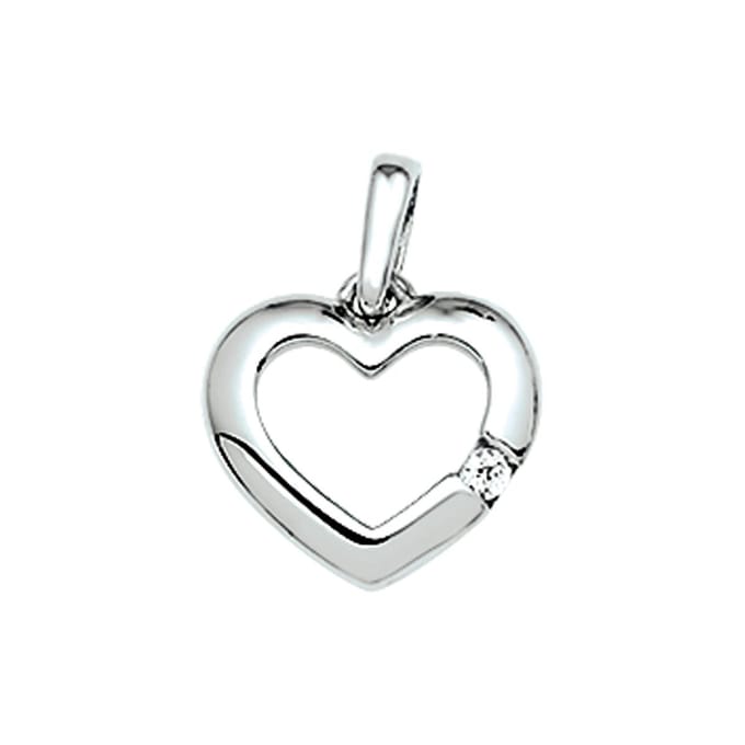 Tomylo Hanger hartje met ziconia 233045