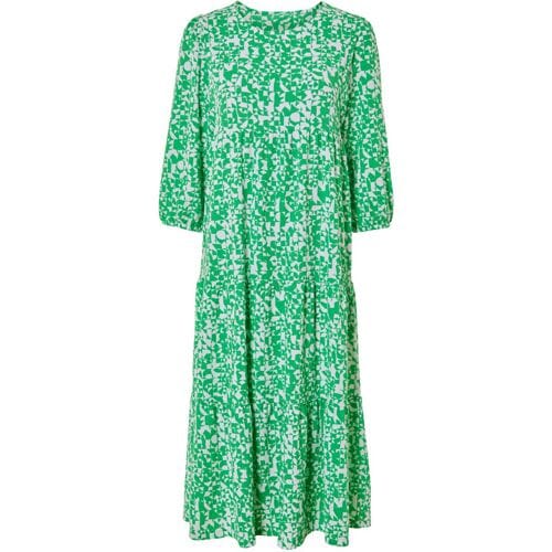 ESMARA Dames jurk in moderne midilengte (Groen, S (36/38))