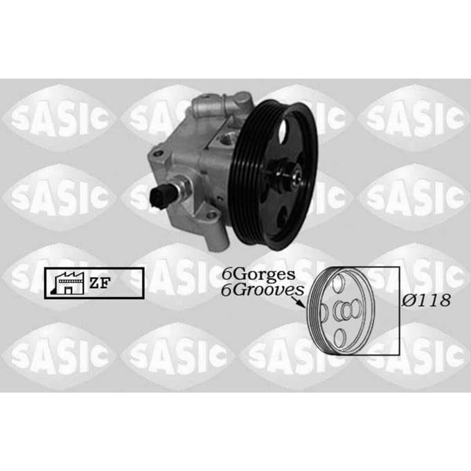 Hydraulische pomp, stuurinrichting SASIC 7076075