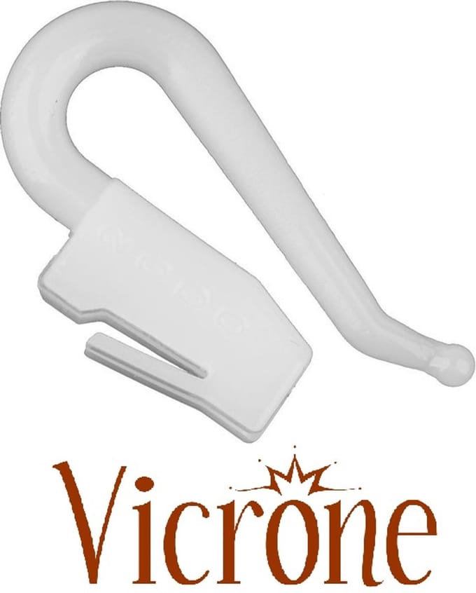 Vicrone® - Microflex gordijn haken - 20 stuks - losse haken