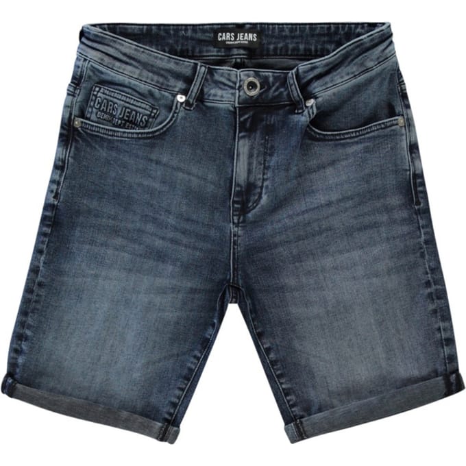 Cars Falcon short dark used blue denim