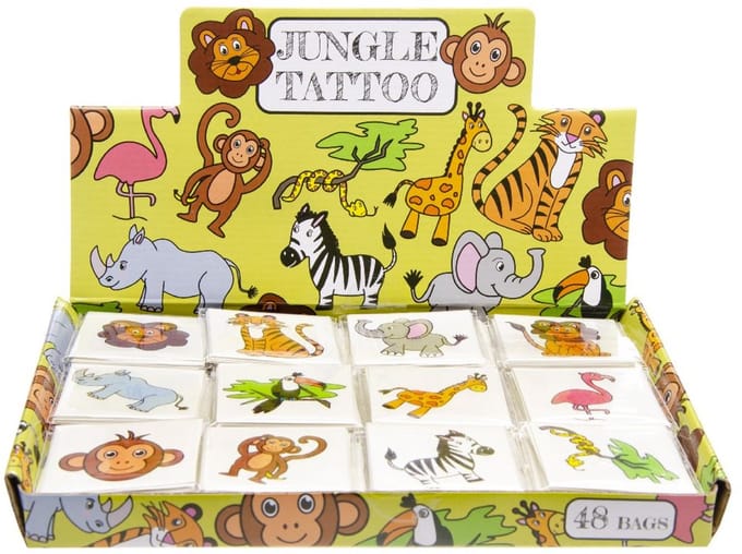 Duckiez Tattoos Wilde Dieren 12st.