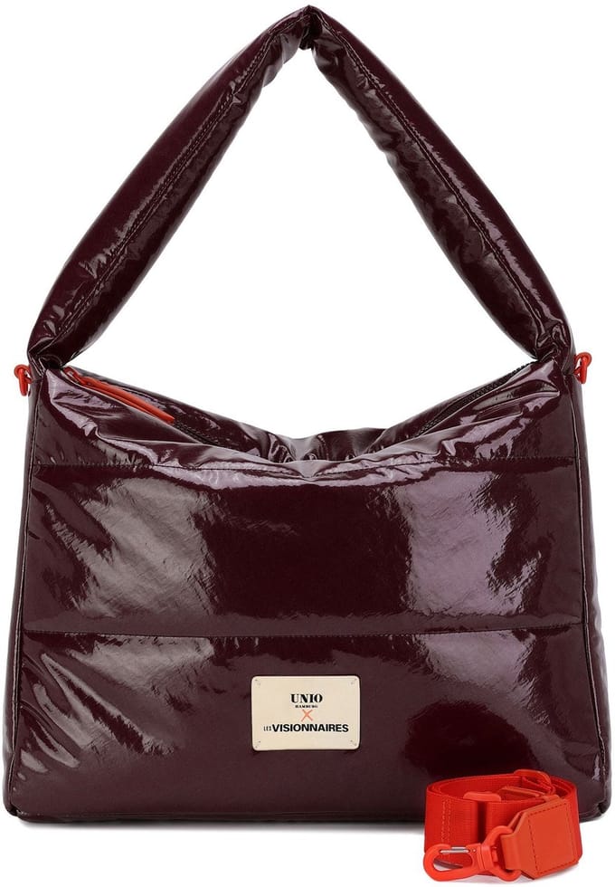 LES VISIONNAIRES Unio Hobo Schoudertas 47 cm - Dames - chianti