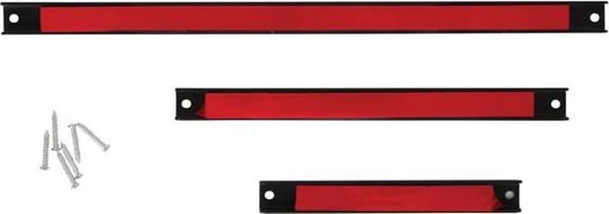 Toolland Gereedschapshouder, magnetisch, set, 3 stuks, staal, rood/zwart