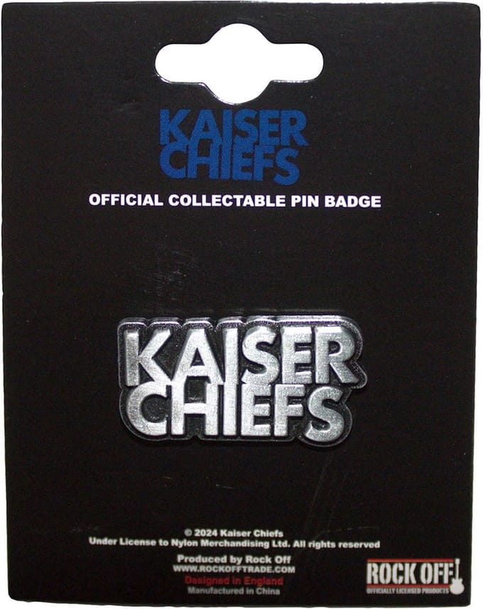 Kaiser Chiefs - Skewed Logo Pin - Zilverkleurig