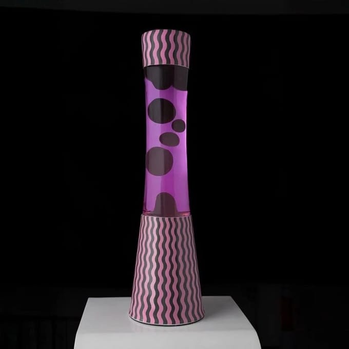 Fisura - Lava Lamp Pink Brown Waves