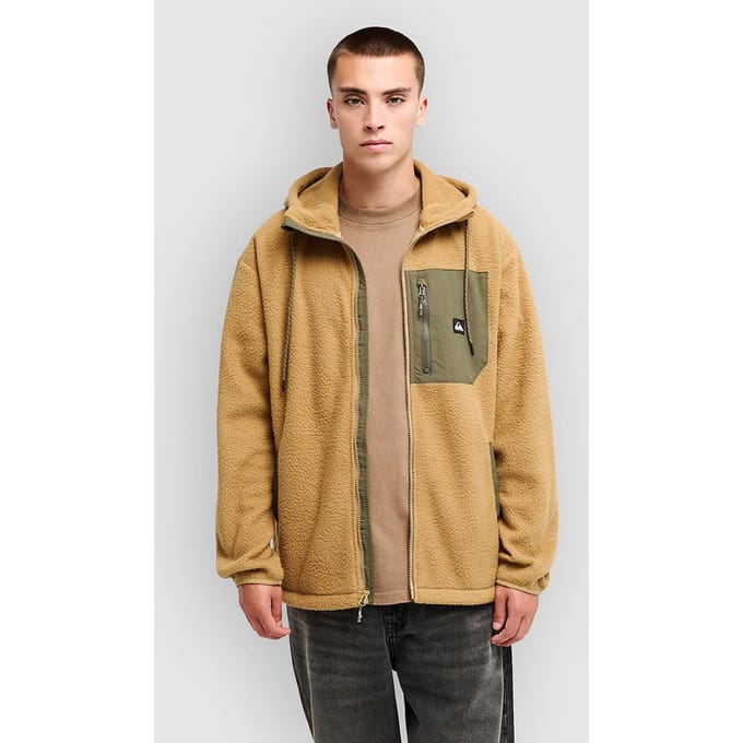 Quiksilver Clean Cost Fleece Bruin L Man