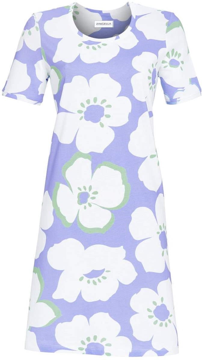 Ringella – Sweet Dreams – Nachtkleed – 5211061 – Bright Blue – Maat 48