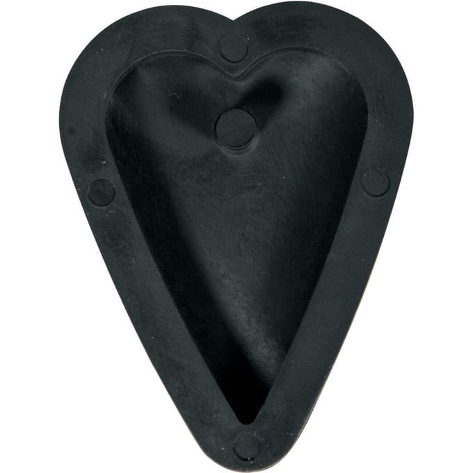 Gietvorm "Decoratieve hanger Hart", ca. 2,7 x 3,9 cm