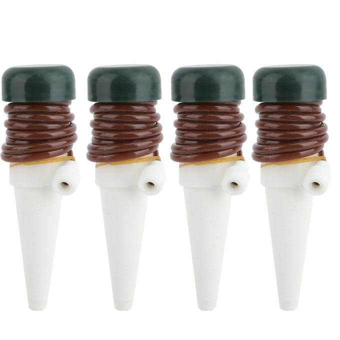 4 stuks Automatisch Zelfbewateringssysteem Bloemplant Water Druppelirrigatie Spuit gray