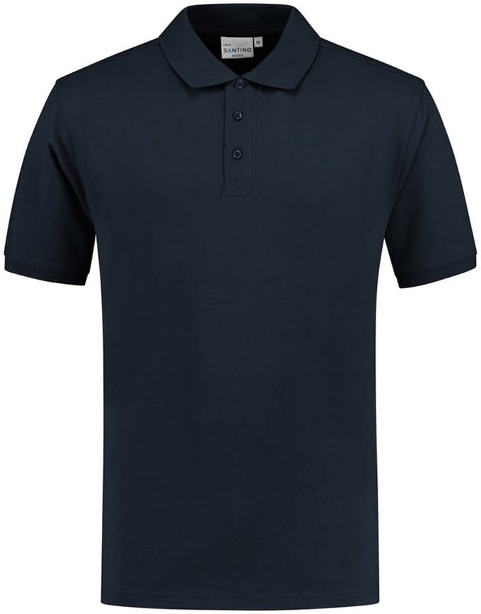 SANTINO LEEDS Poloshirt zwart/donker grijs / 3XL
