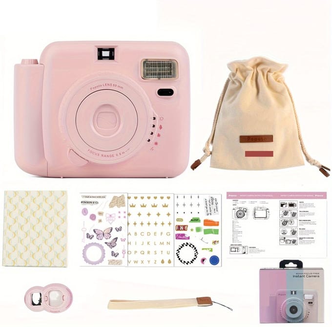 Livano Camera - Printer - Digitale Foto Camera - Camera Met Printer - Oplaadbaar - Roze