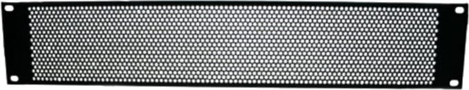 Adam Hall 87223VR - 19" U-Lüftungsblende 3HE, Rundloch - Rack paneel