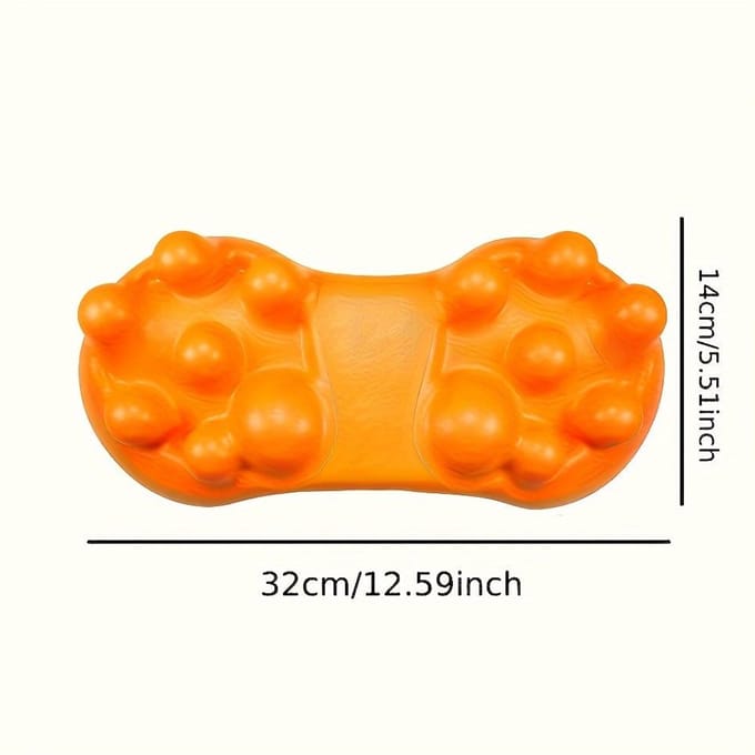 Heupmassageapparaat voor het losmaken van de psoas, taillemassageapparaat voor heup- en onderrugmassageapparaat oranje