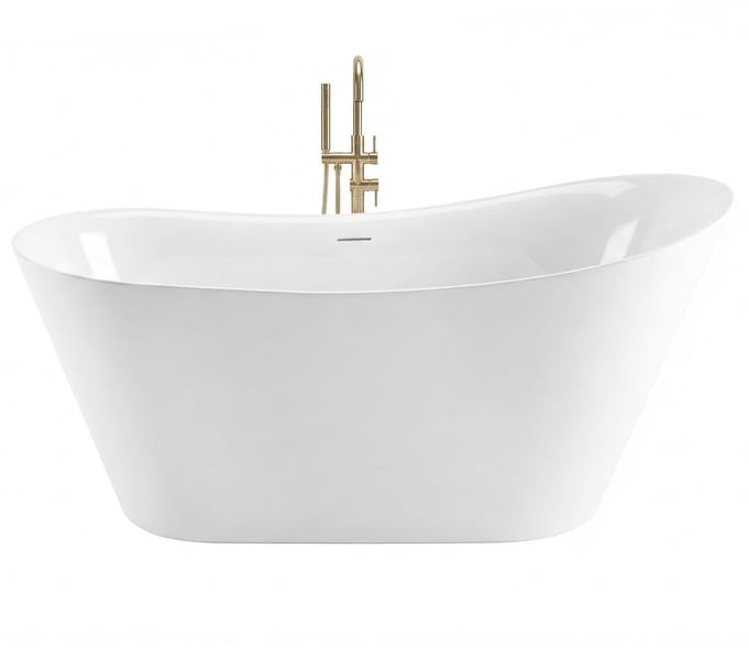 Rea - Badkuip- Lusso Slim 170 - Wit - Acryl - 170,5X74X71,5Cm