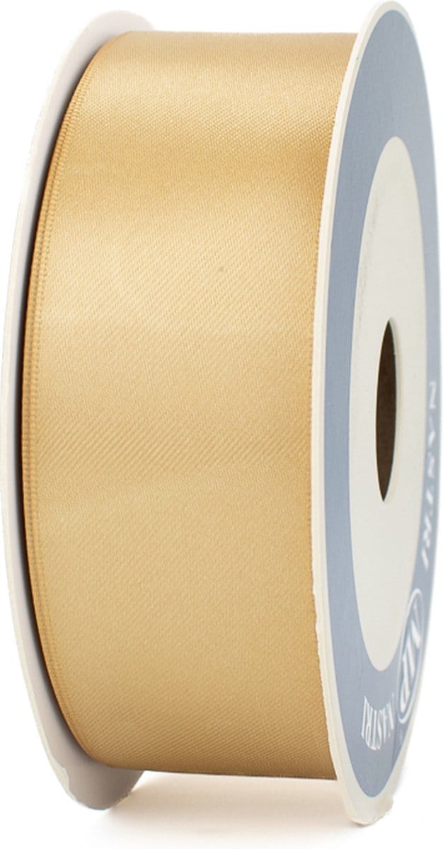 Satijnlint - goud cadeaulint van satijn - 40 mm - Rol van 25 meter