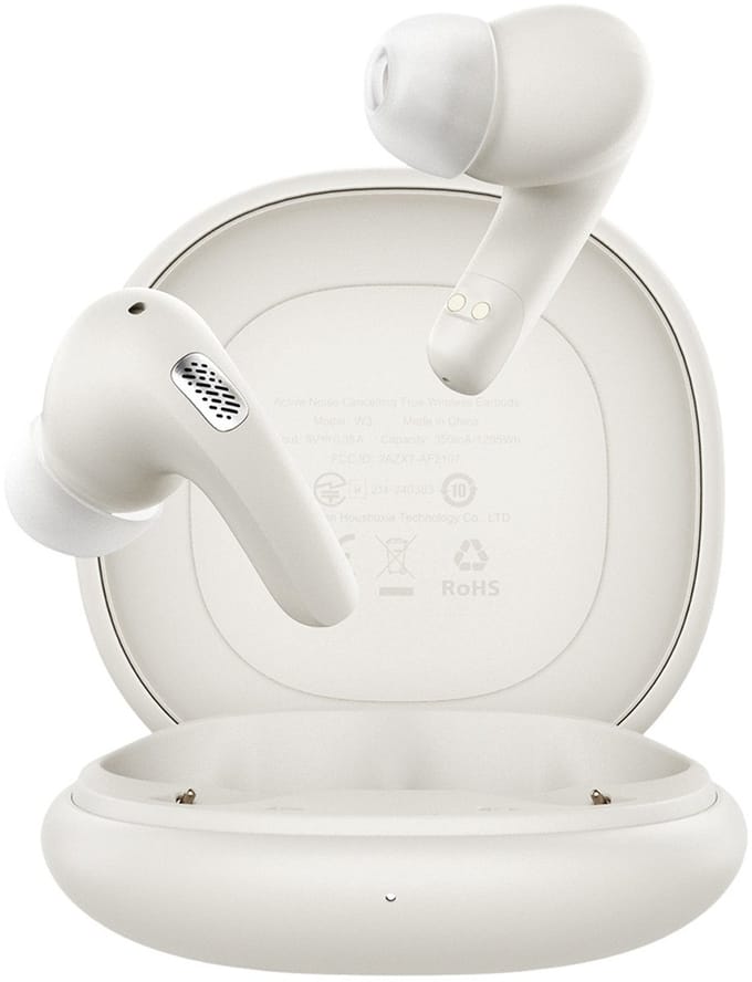 Handsfree Bluetooth Acefast W3, TWS, ANC, Kaki