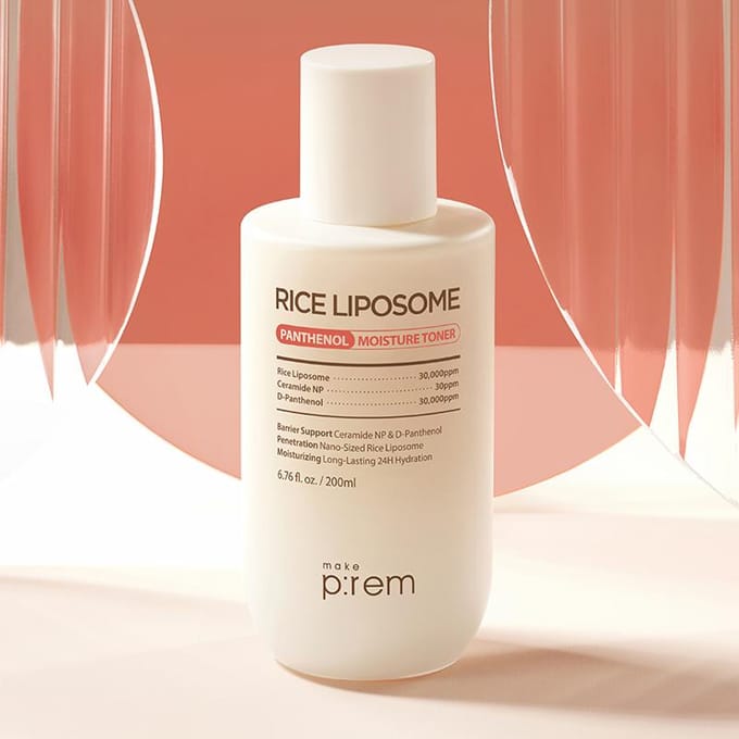 [maak blz:rem] Rice Liposome Panthenol Moisture Toner 200ml beige