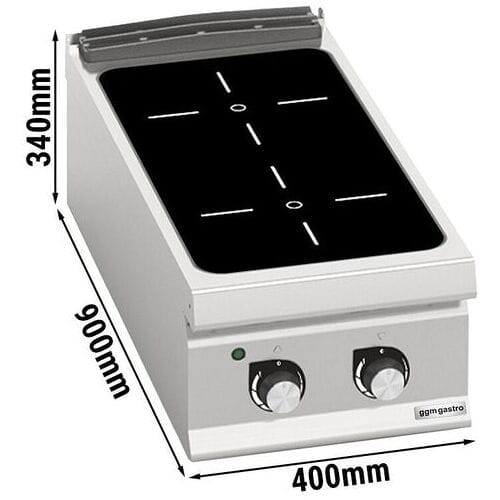 GGM Gastro Infrarotherd - 8 kW - 2 Kochfelder
