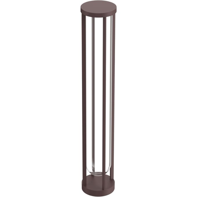 Flos In Vitro Bollard bolderverlichting - donker bruin - 90 cm