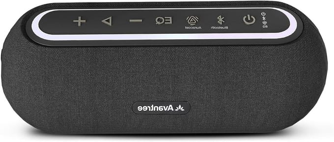 Draadloze Luidspreker - Extra Speaker - Muziek Streamen - Auracast Uitbreidbaar - 15 Meter Bereik - Zwart