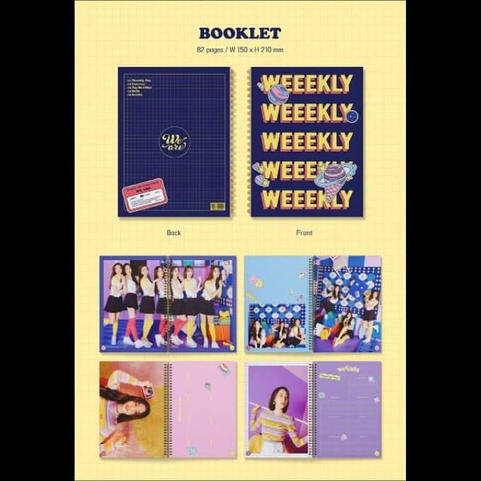 WEEEKLY 1e Mini Album [WE ARE] No poster white