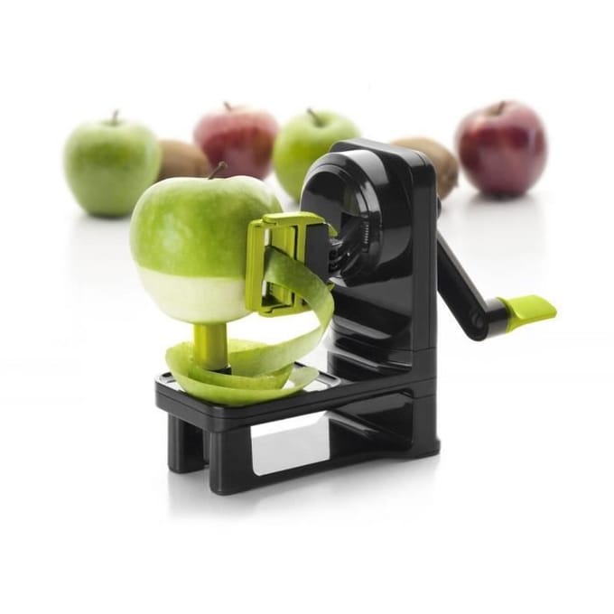 IBILI 793900 Éplucheur de Pommes et de Kiwis Autre, Noir/Vert
