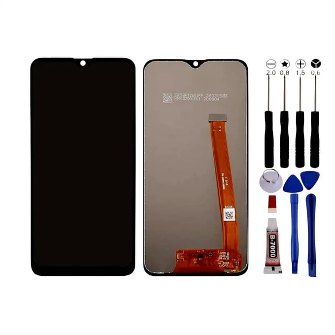 Scherm voor Samsung A20E A202F A202G A202DS LCD + Gereedschap + zwarte lijm