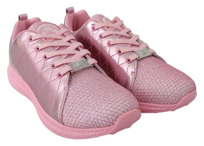 Plein Sport Vrouwen Roze Blush Polyester Runner Gisella Sneakers Schoenen