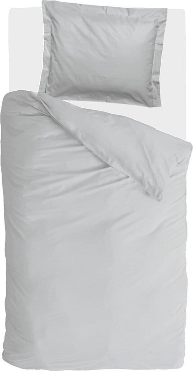 Walra Dekbedovertrek Forever Cotton - 140x220 - 100% Percale Katoen - Licht Grijs