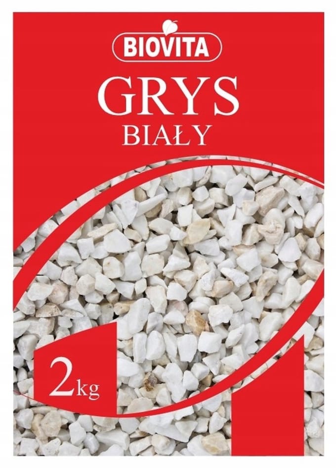 Biovita - Witte Marmeren Grind - 8-16mm - 2kg - Decoratieve Steen