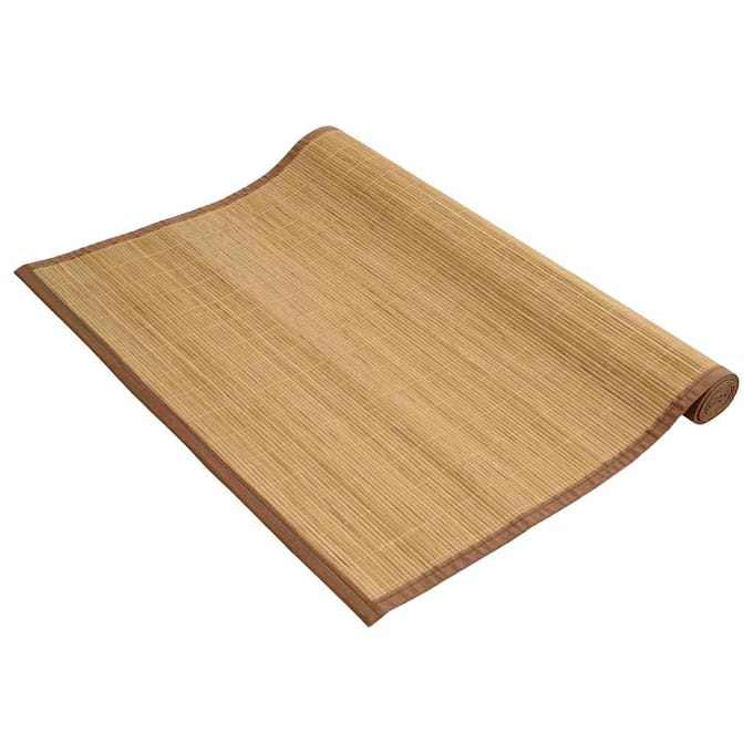 Vidaxl Bamboe Mat voor de Vloer, 100x160 cm, Bruin