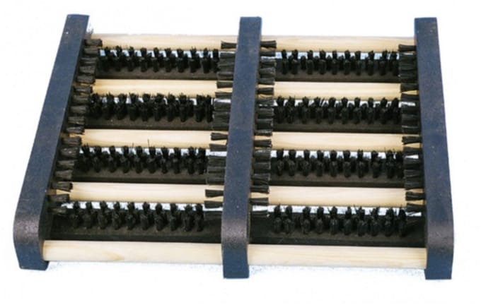 Starmann - Voetenveger - Borstelmat voor Schoenen - hout