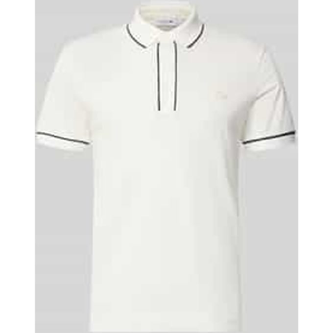 regular fit poloshirt van katoenmix model 'CHEMISE'