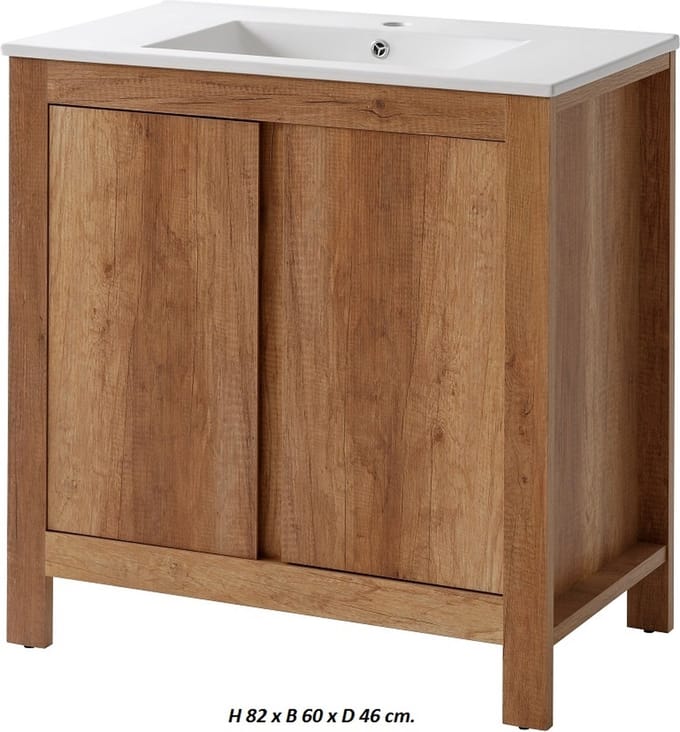 Sanifun badkamermeubel Classic Oak 600-1